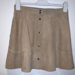 Joie - suede mini skirt
